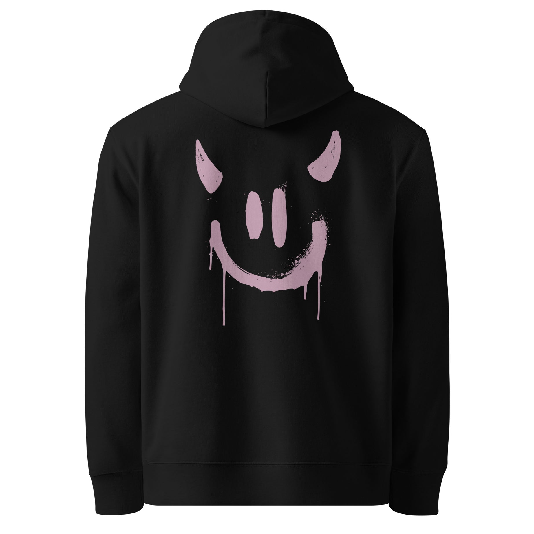 Unisex organic hoodie "Evil Smiley"