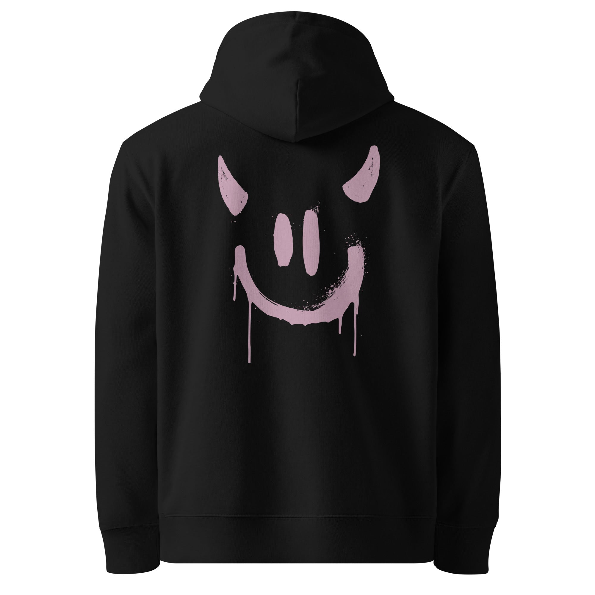 Unisex-Bio-Hoodie "Evil Smiley"