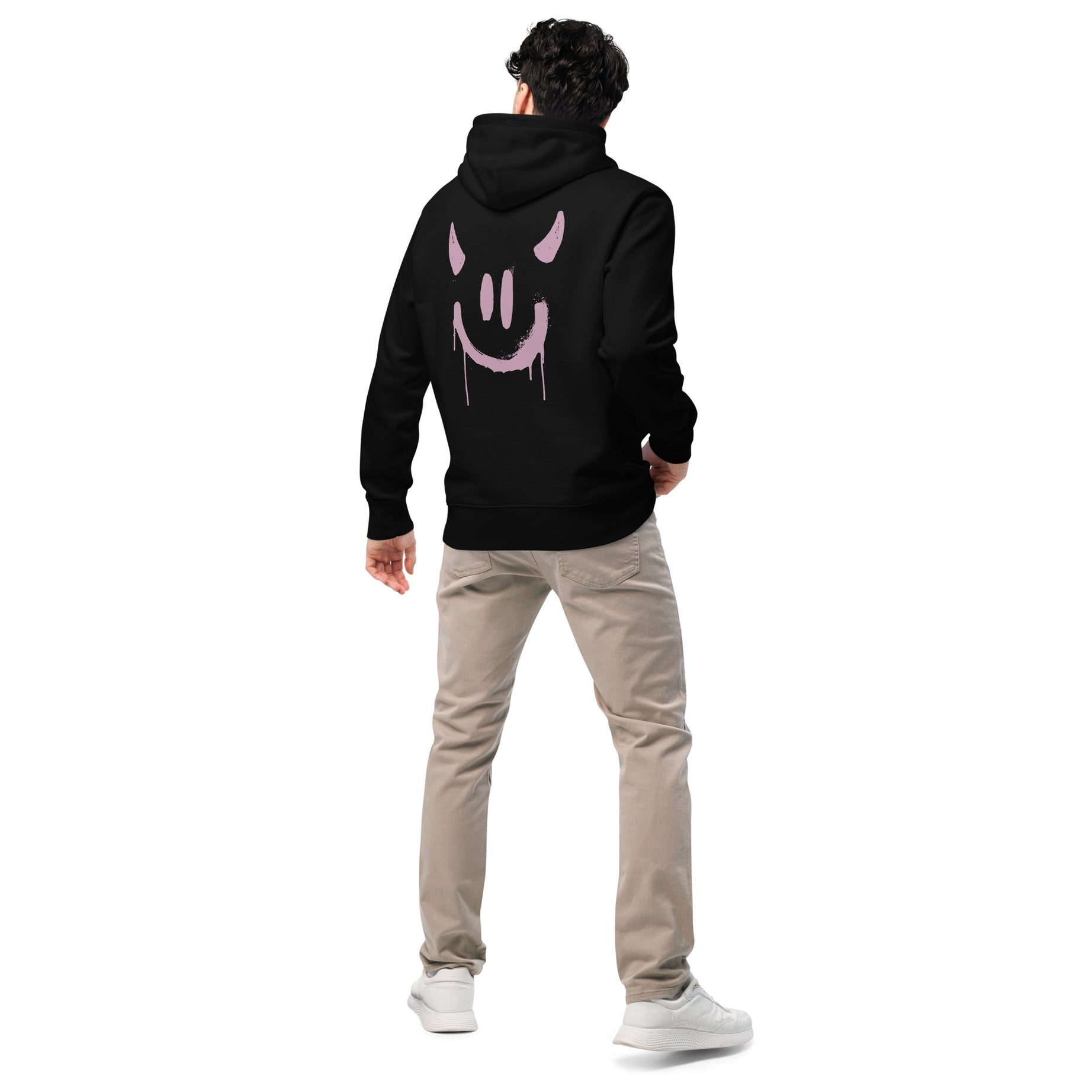 Unisex-Bio-Hoodie "Evil Smiley"