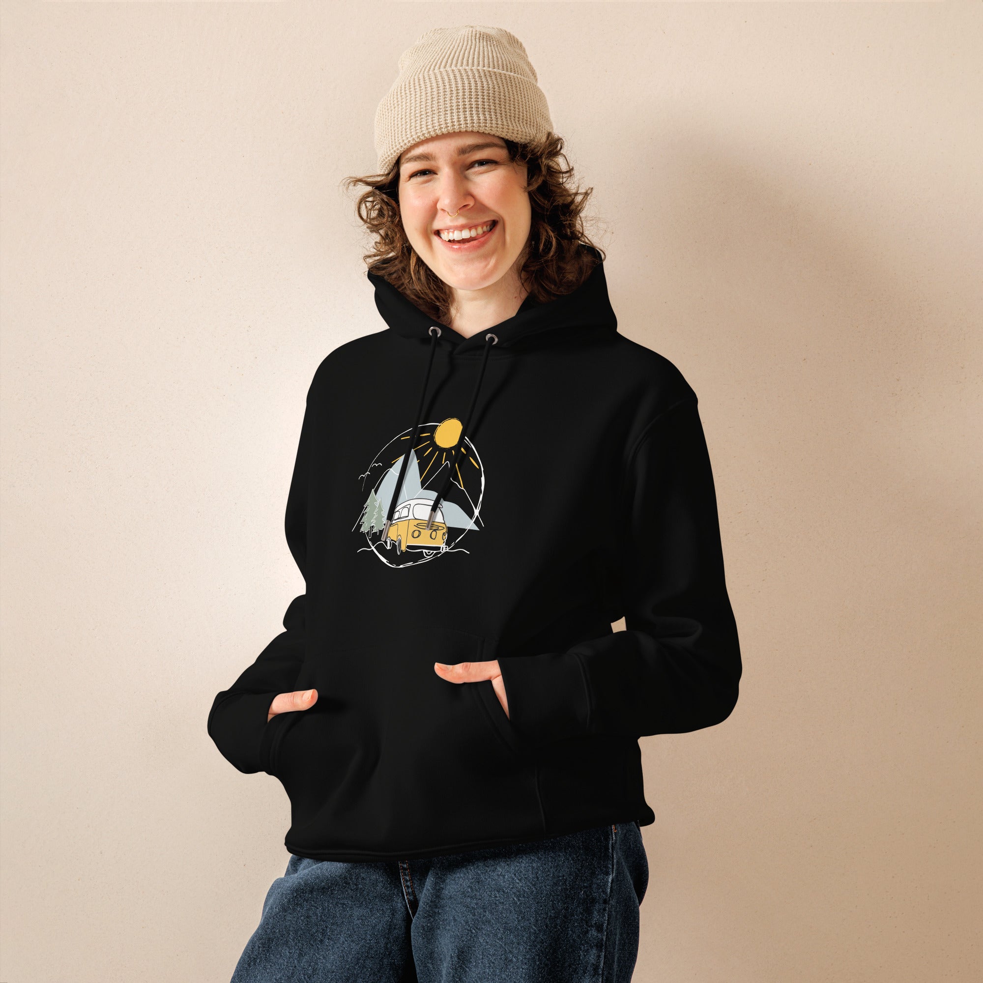 Unisex-Bio-Hoodie "Vanlife"