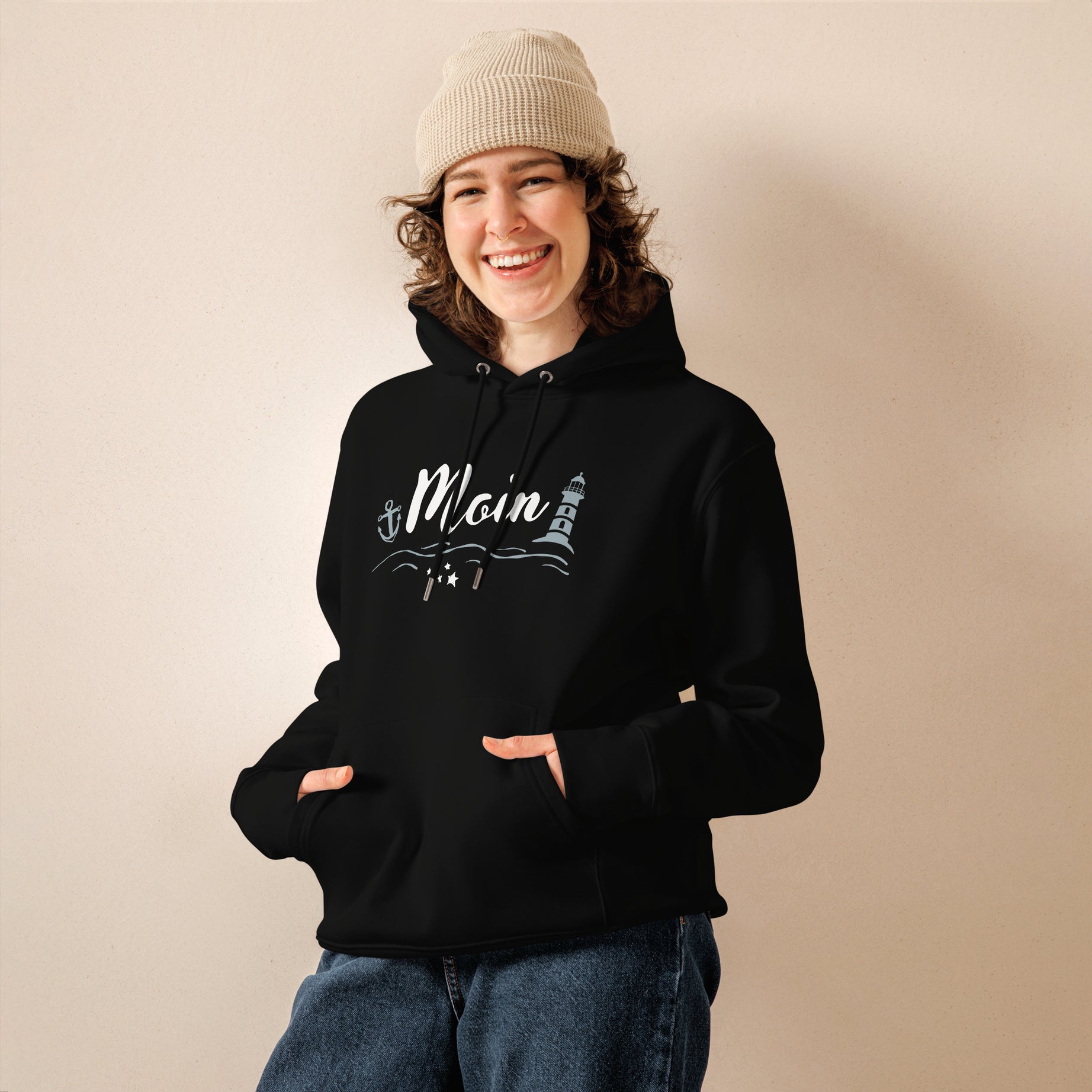 Unisex-Bio-Hoodie "Moin"