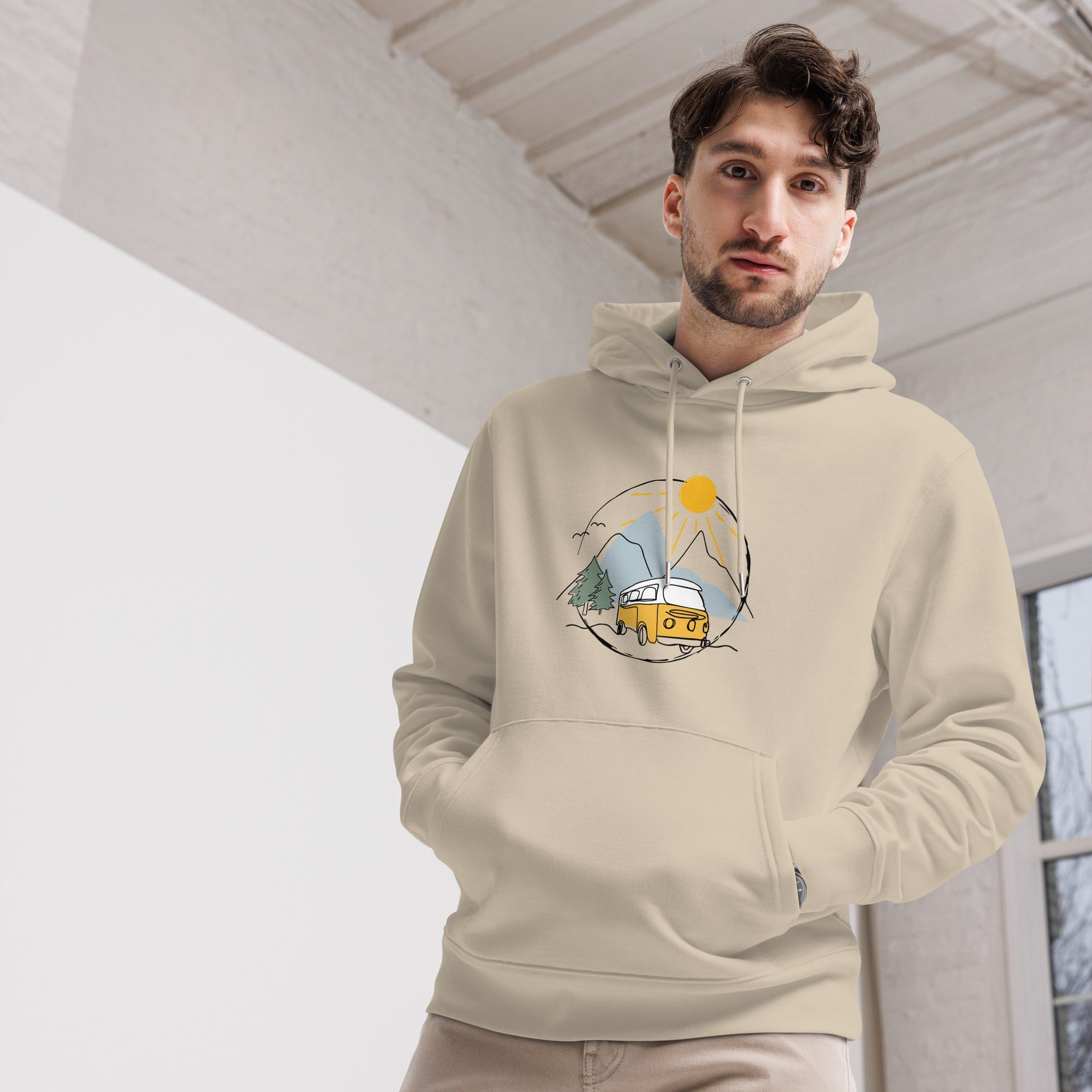 Unisex-Bio-Hoodie "Vanlife"