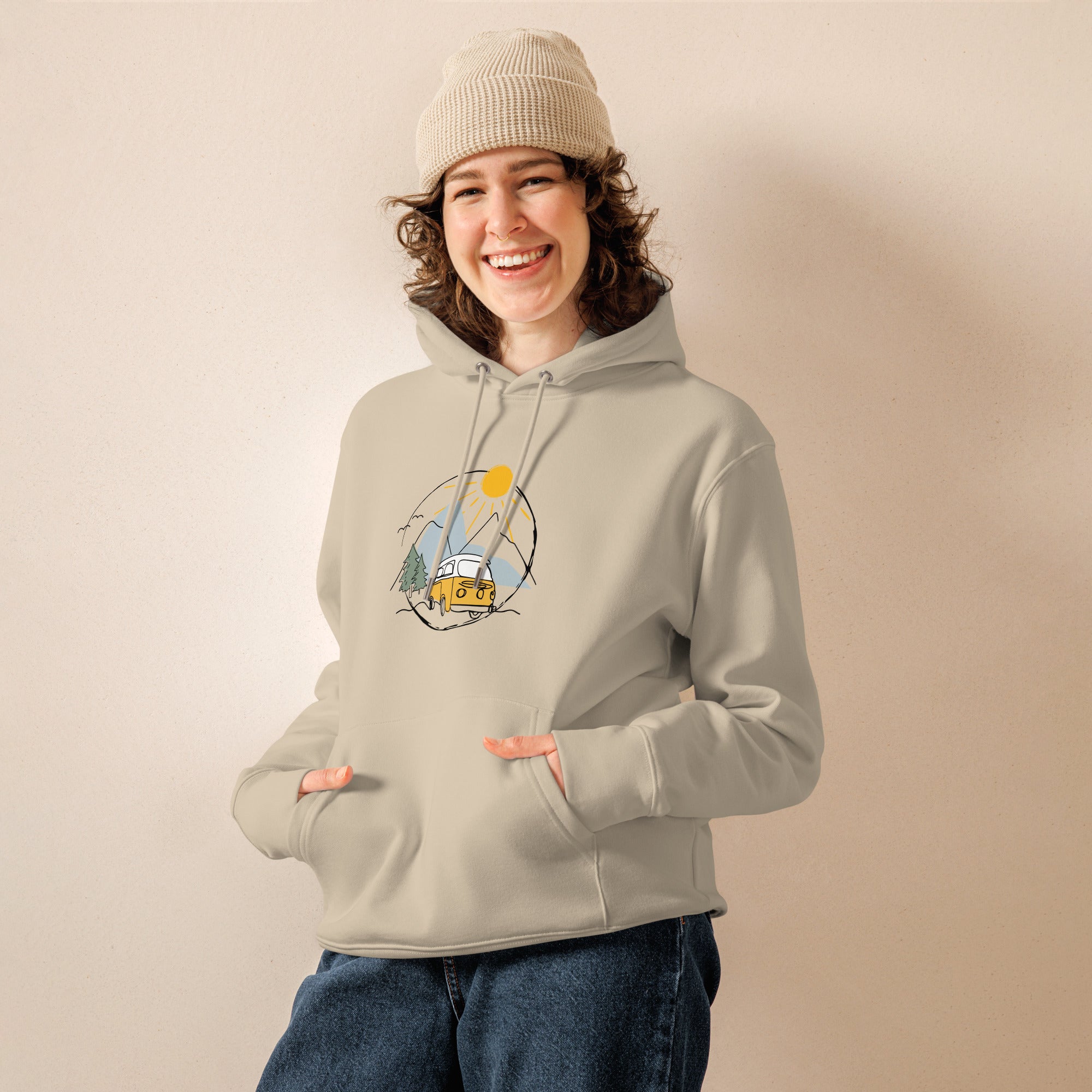 Unisex-Bio-Hoodie "Vanlife"