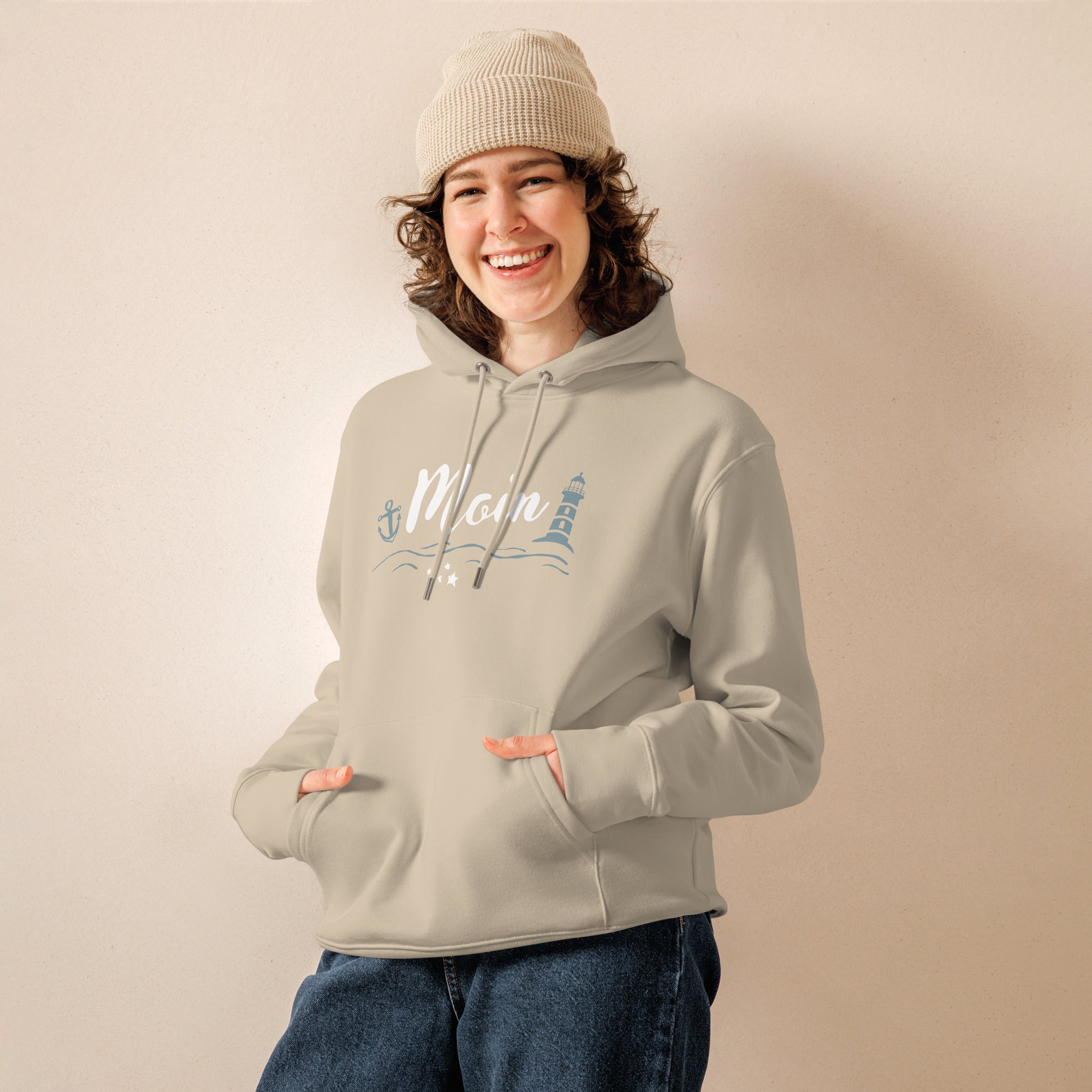 Unisex-Bio-Hoodie "Moin"