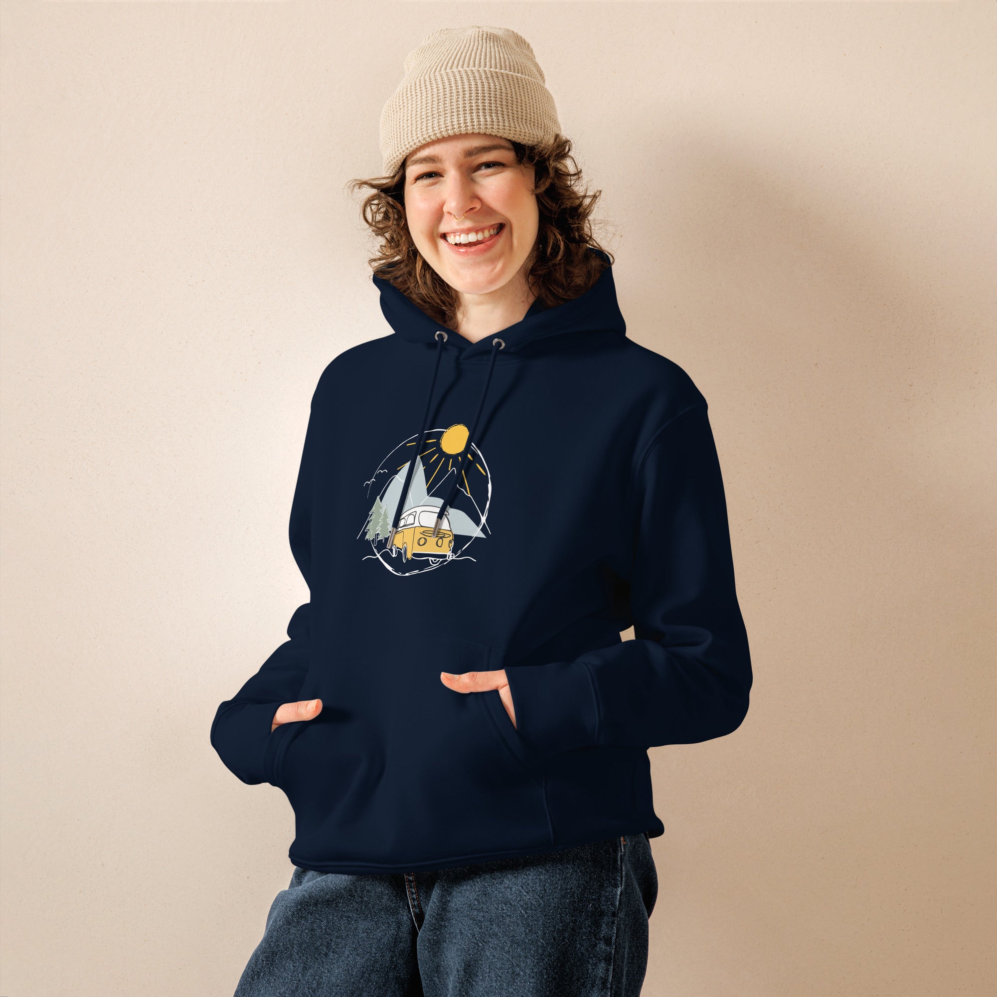 Unisex-Bio-Hoodie "Vanlife"