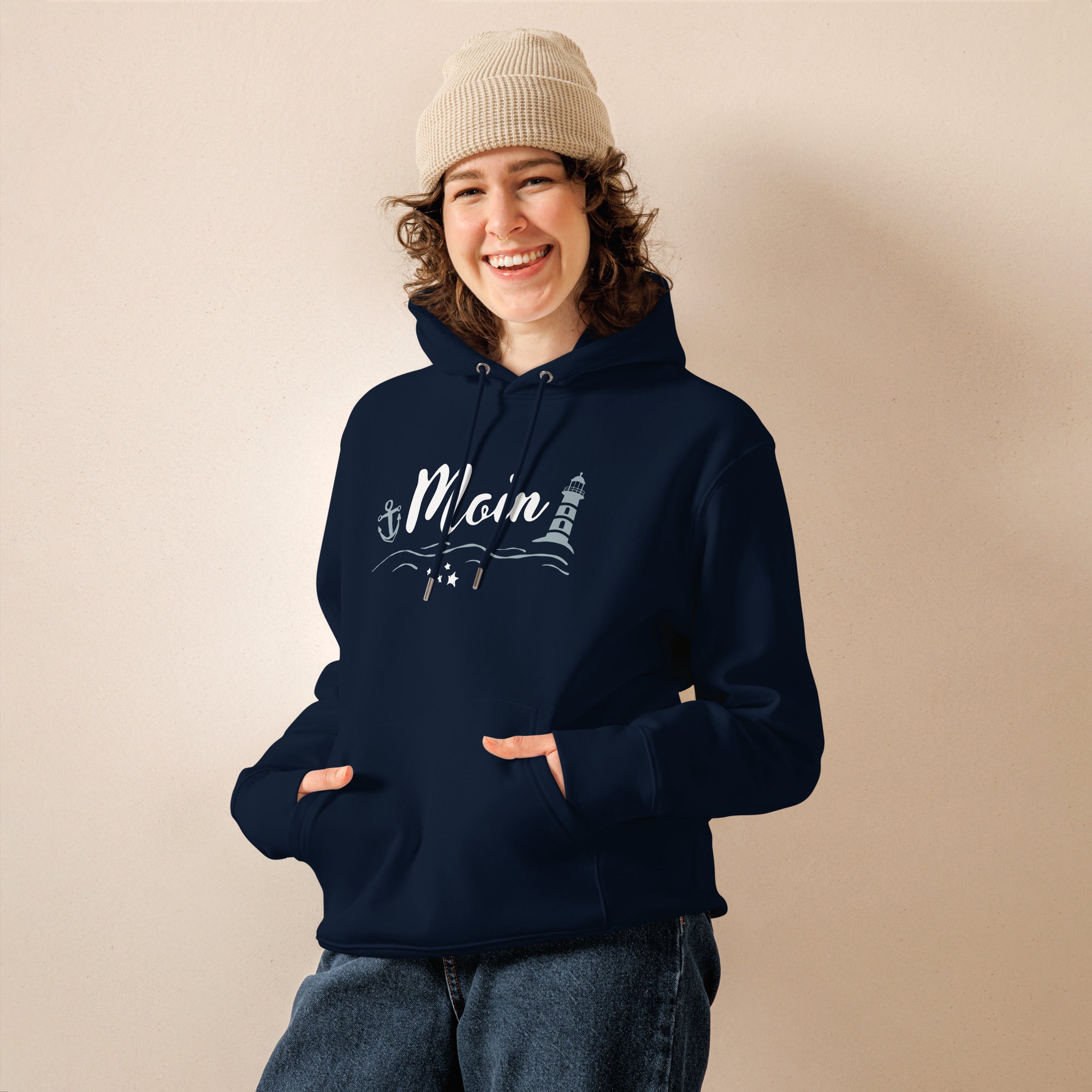 Unisex-Bio-Hoodie "Moin"