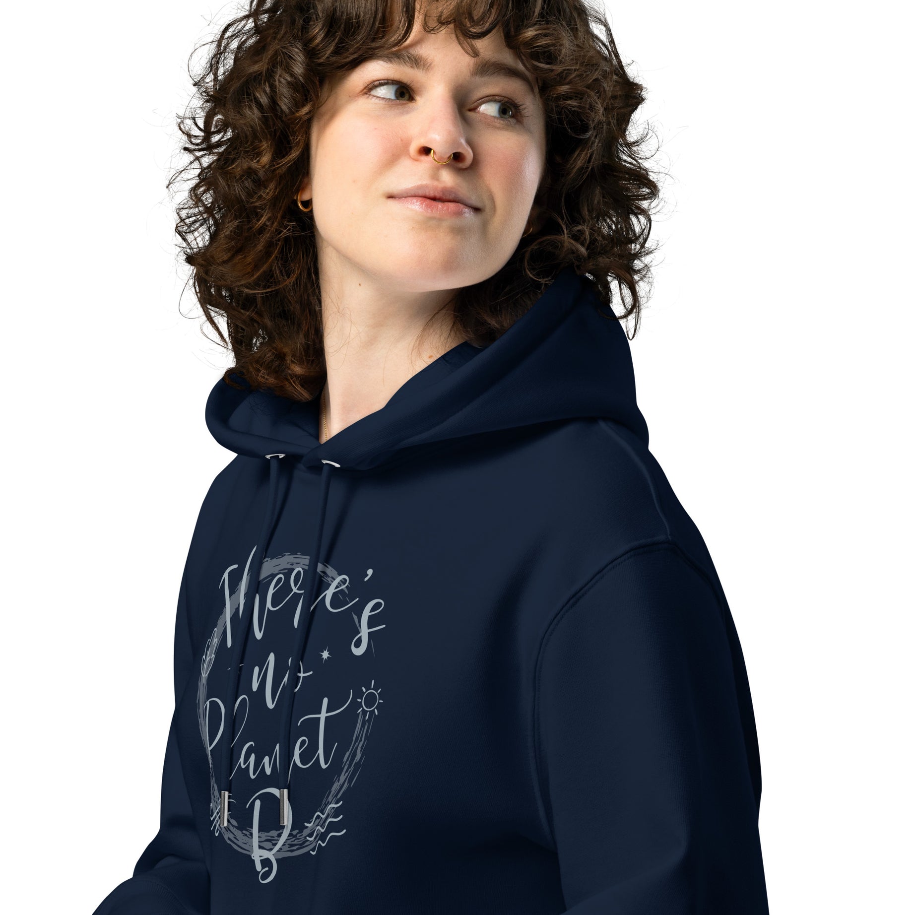 Bio-Unisex-Hoodie "There's no planet B"