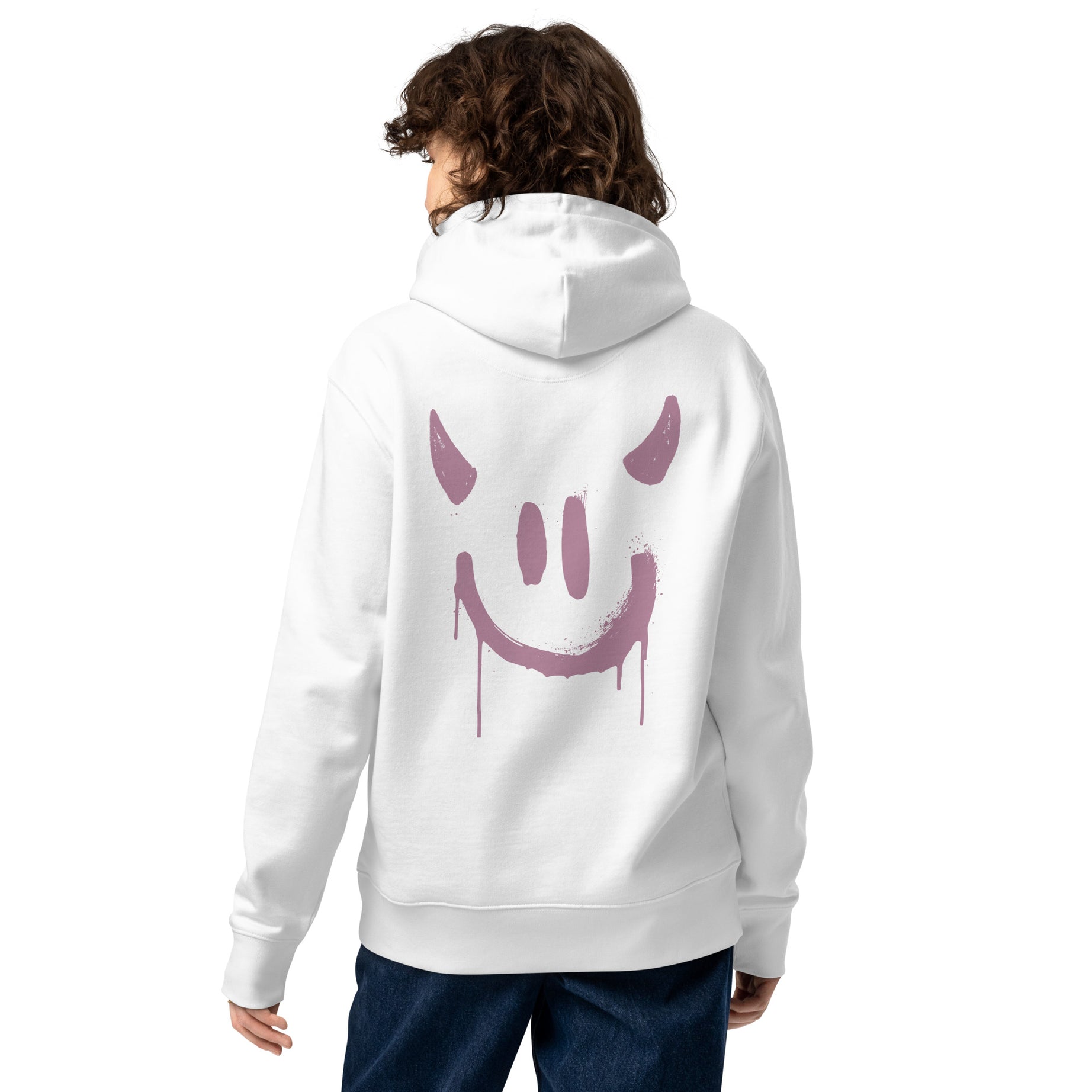 Unisex-Bio-Hoodie "Evil Smiley"