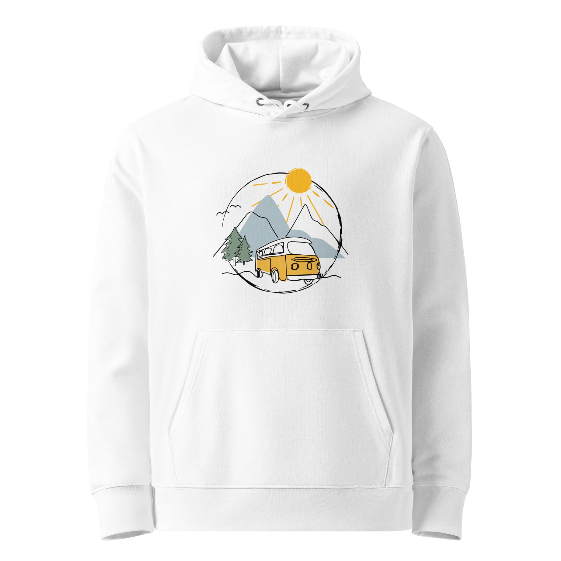 Unisex-Bio-Hoodie "Vanlife"