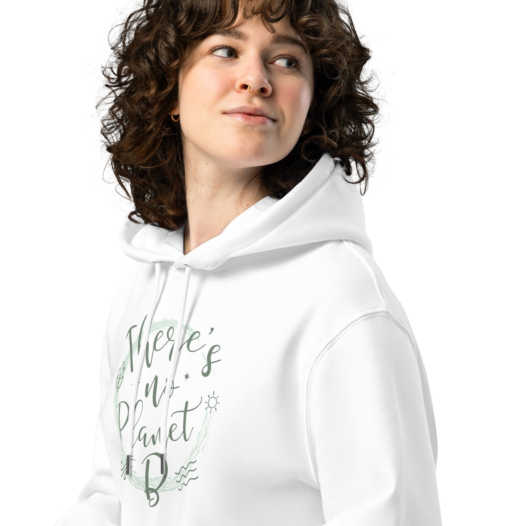 Bio-Unisex-Hoodie "There's no planet B"