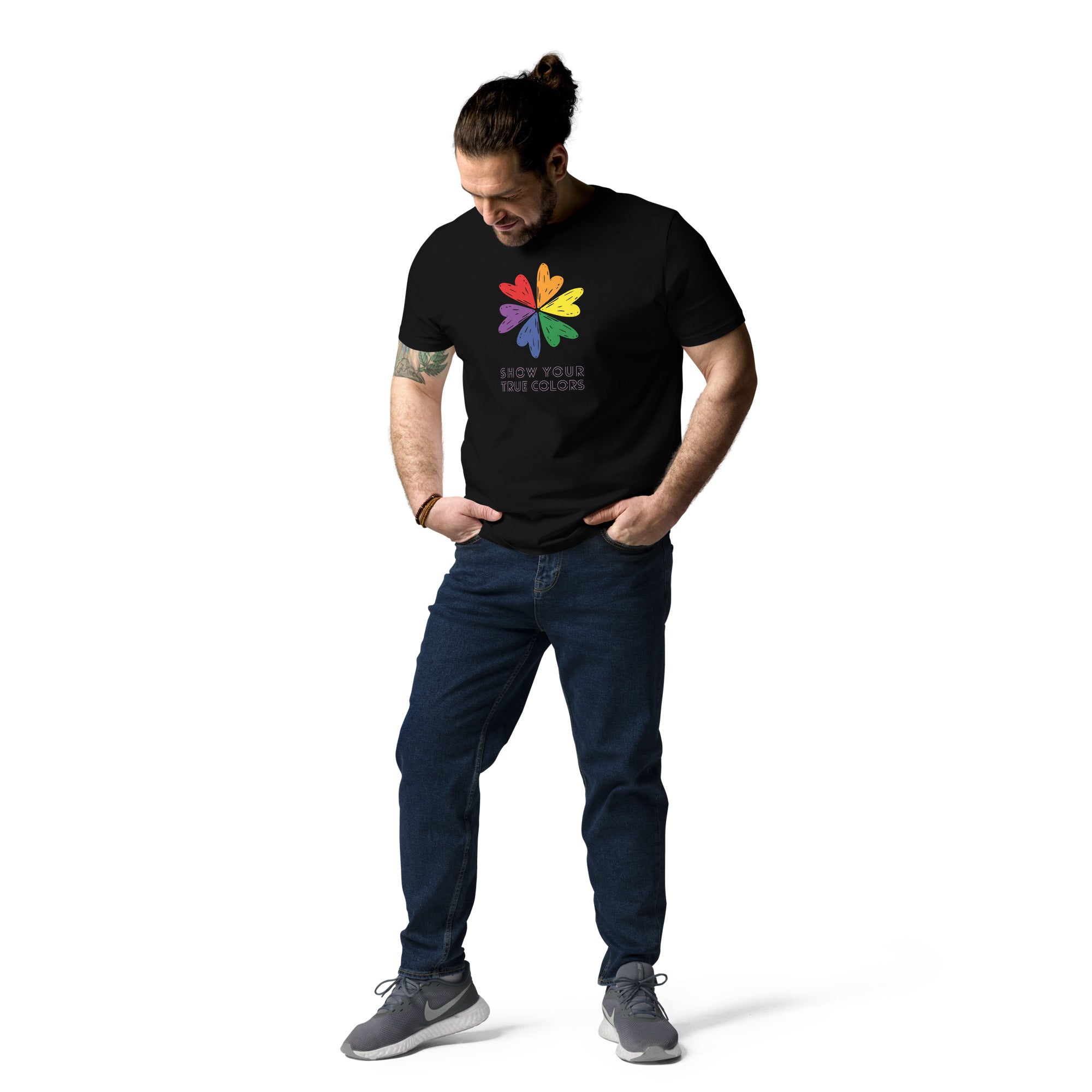 Unisex-Bio-T-Shirt "Show your true colors"