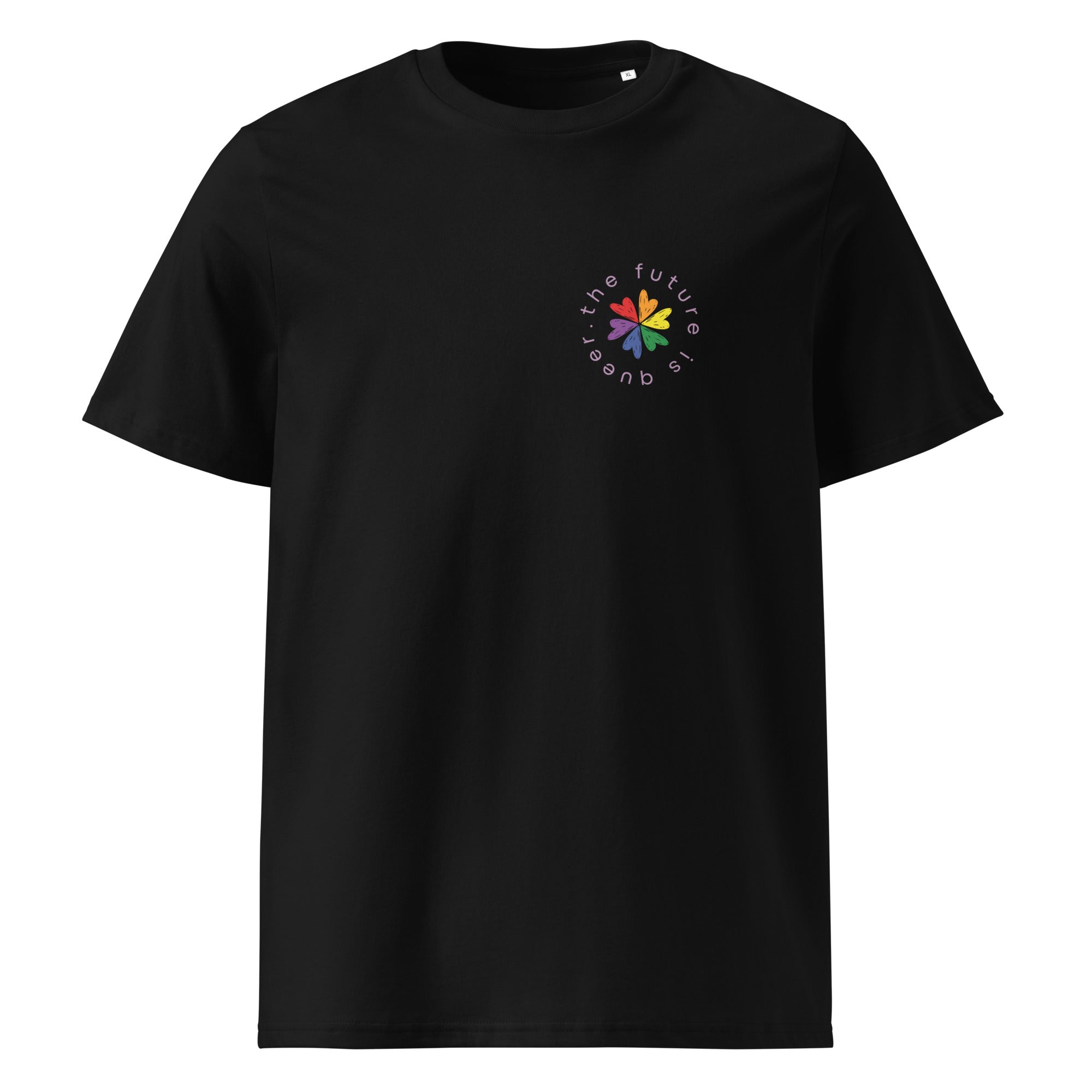Unisex-Bio-T-Shirt "The future is queer"
