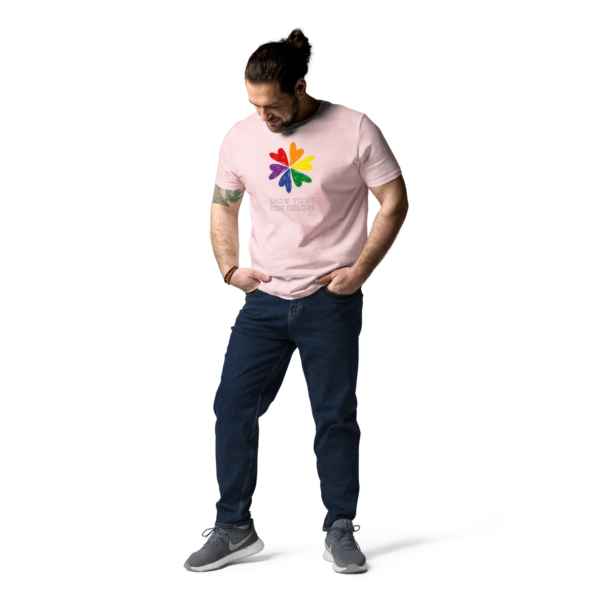 Unisex-Bio-T-Shirt "Show your true colors"