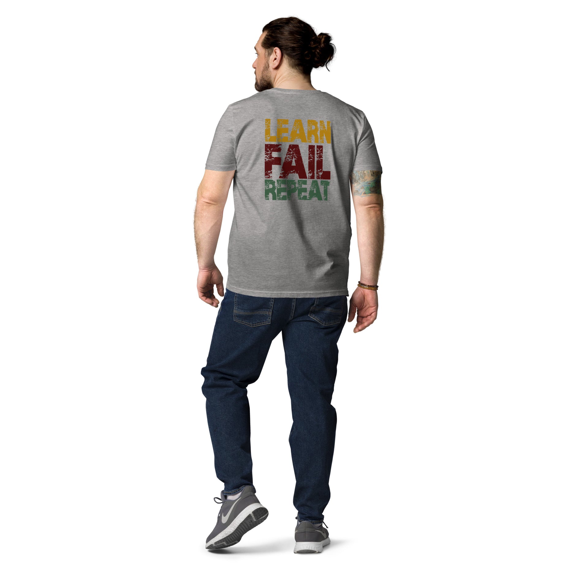Unisex-Bio-T-Shirt "Learn Fail Repeat"