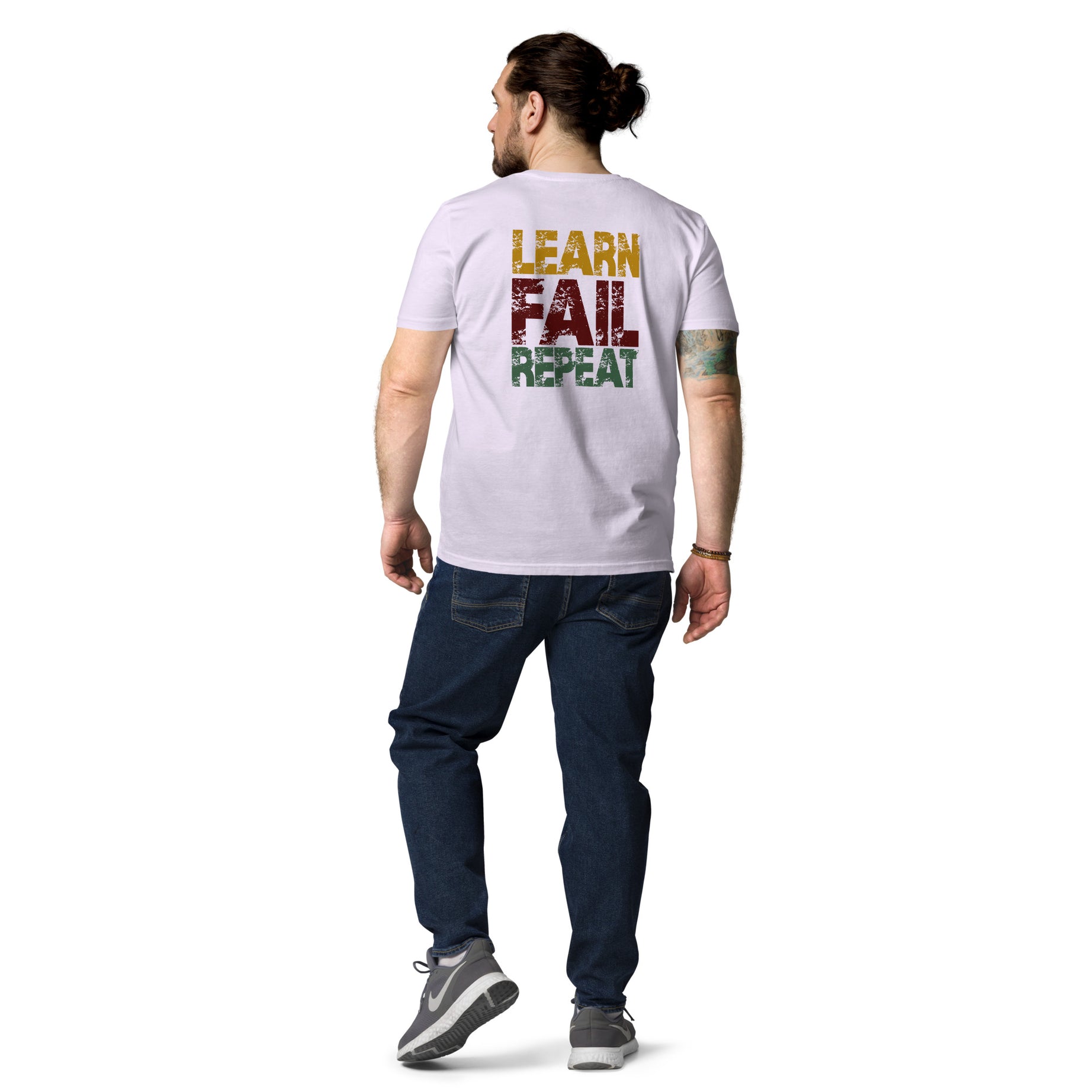 Unisex-Bio-T-Shirt "Learn Fail Repeat"
