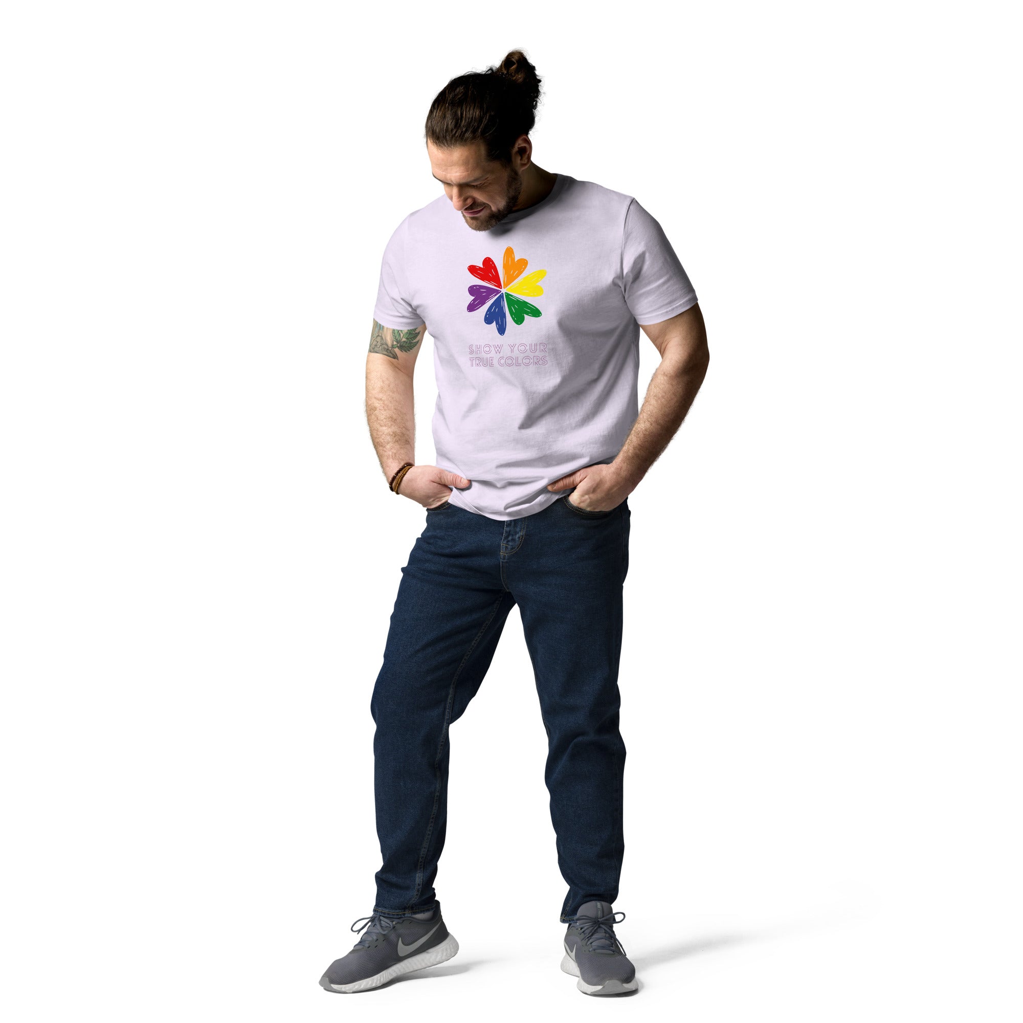 Unisex-Bio-T-Shirt "Show your true colors"