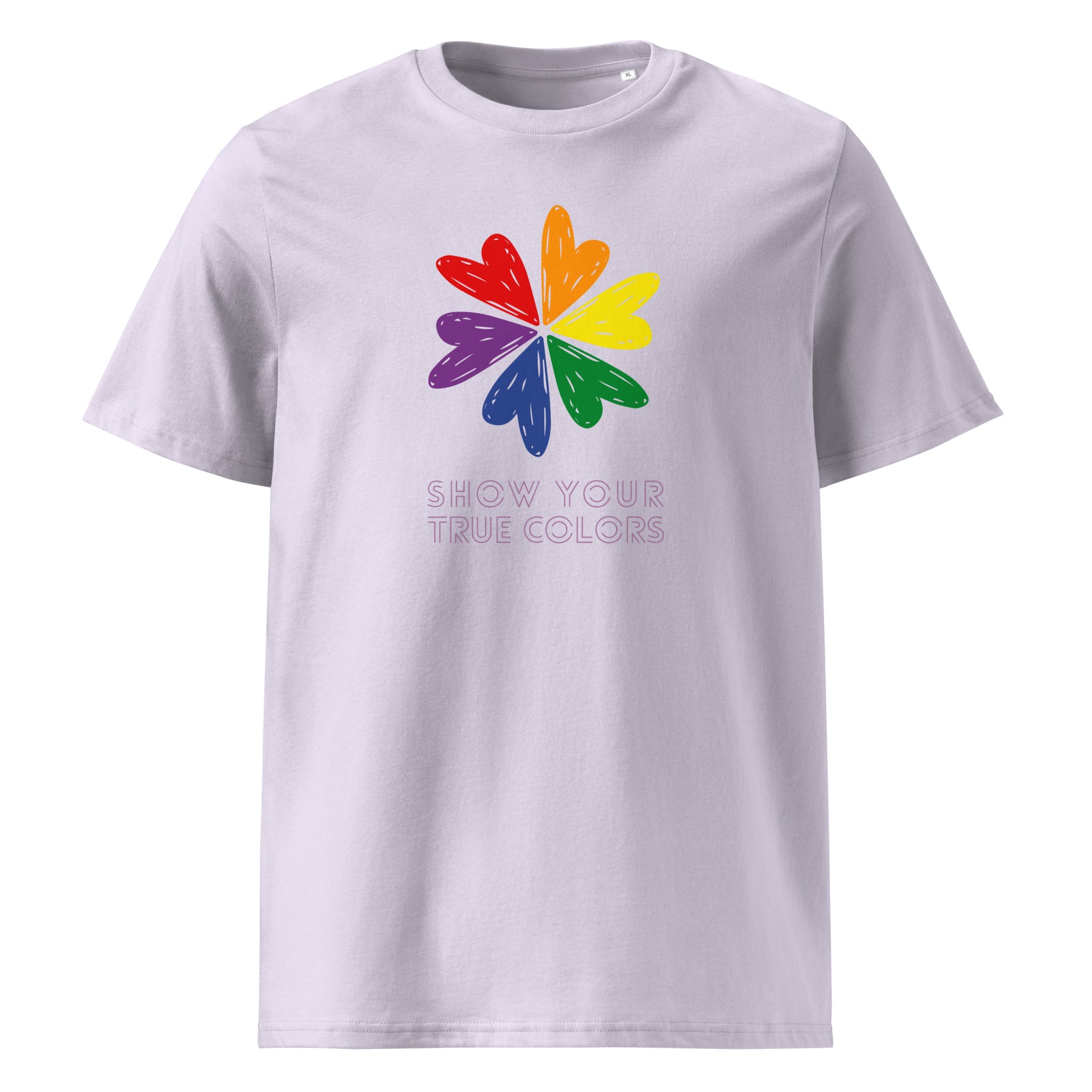 Unisex-Bio-T-Shirt "Show your true colors"