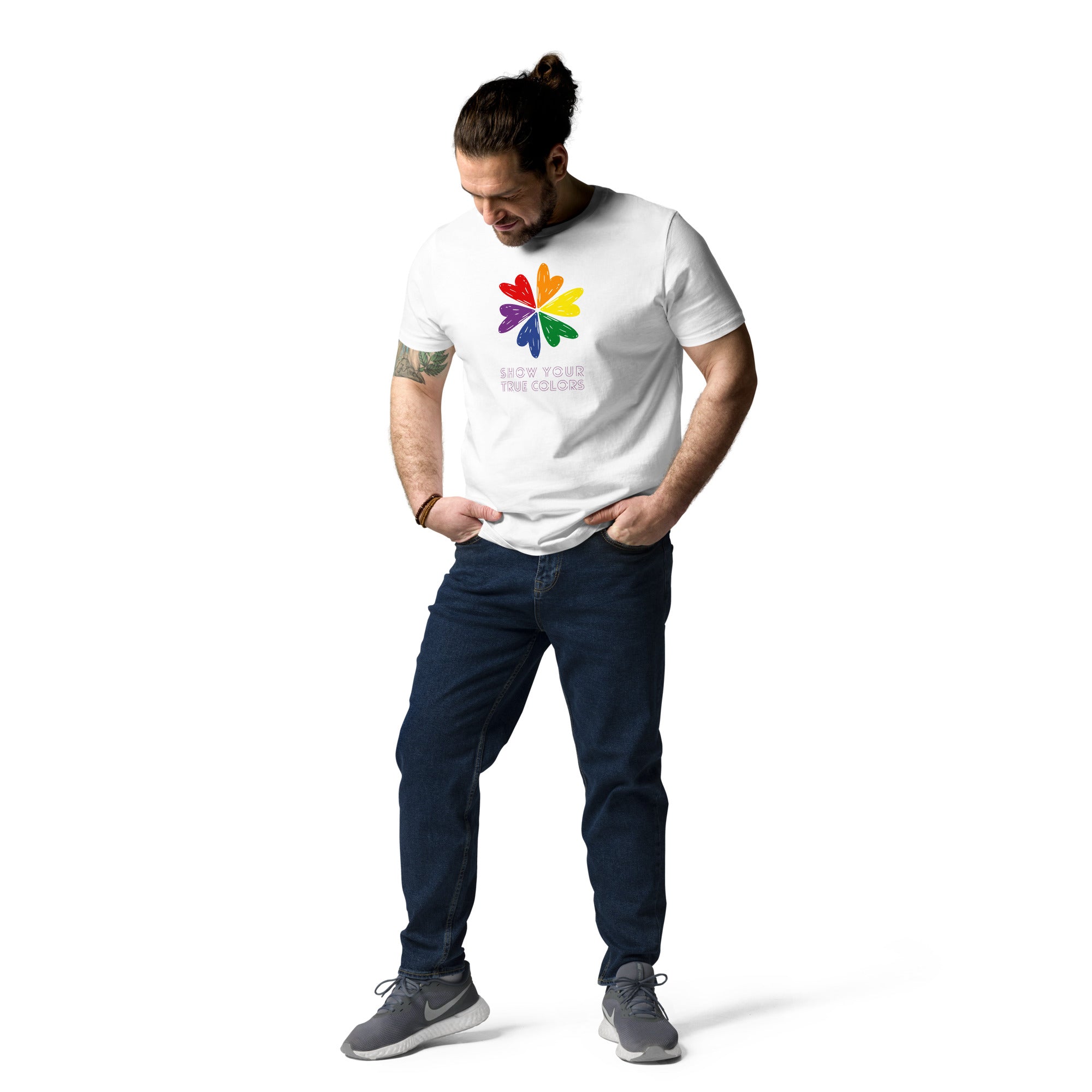 Unisex-Bio-T-Shirt "Show your true colors"