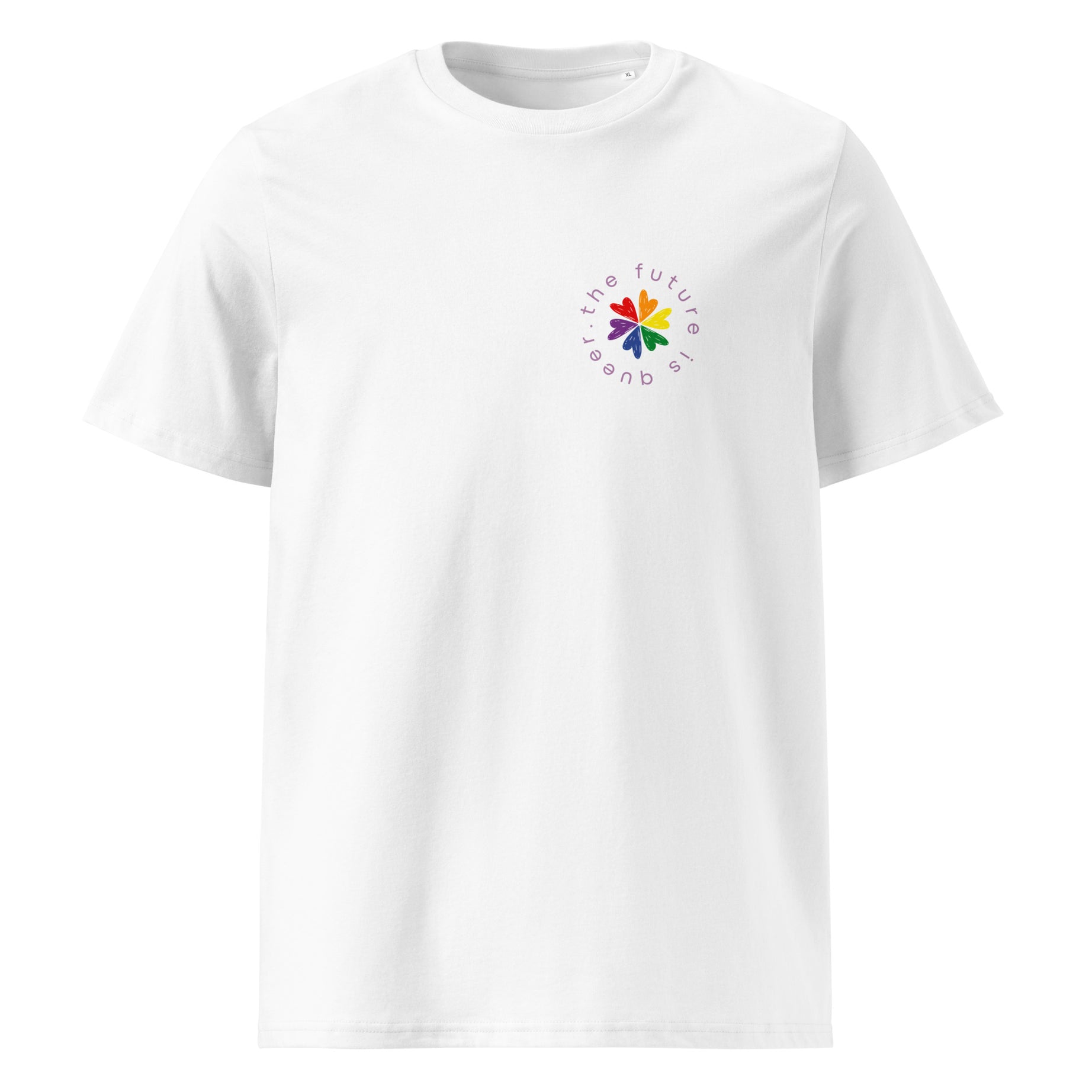Unisex-Bio-T-Shirt "The future is queer"