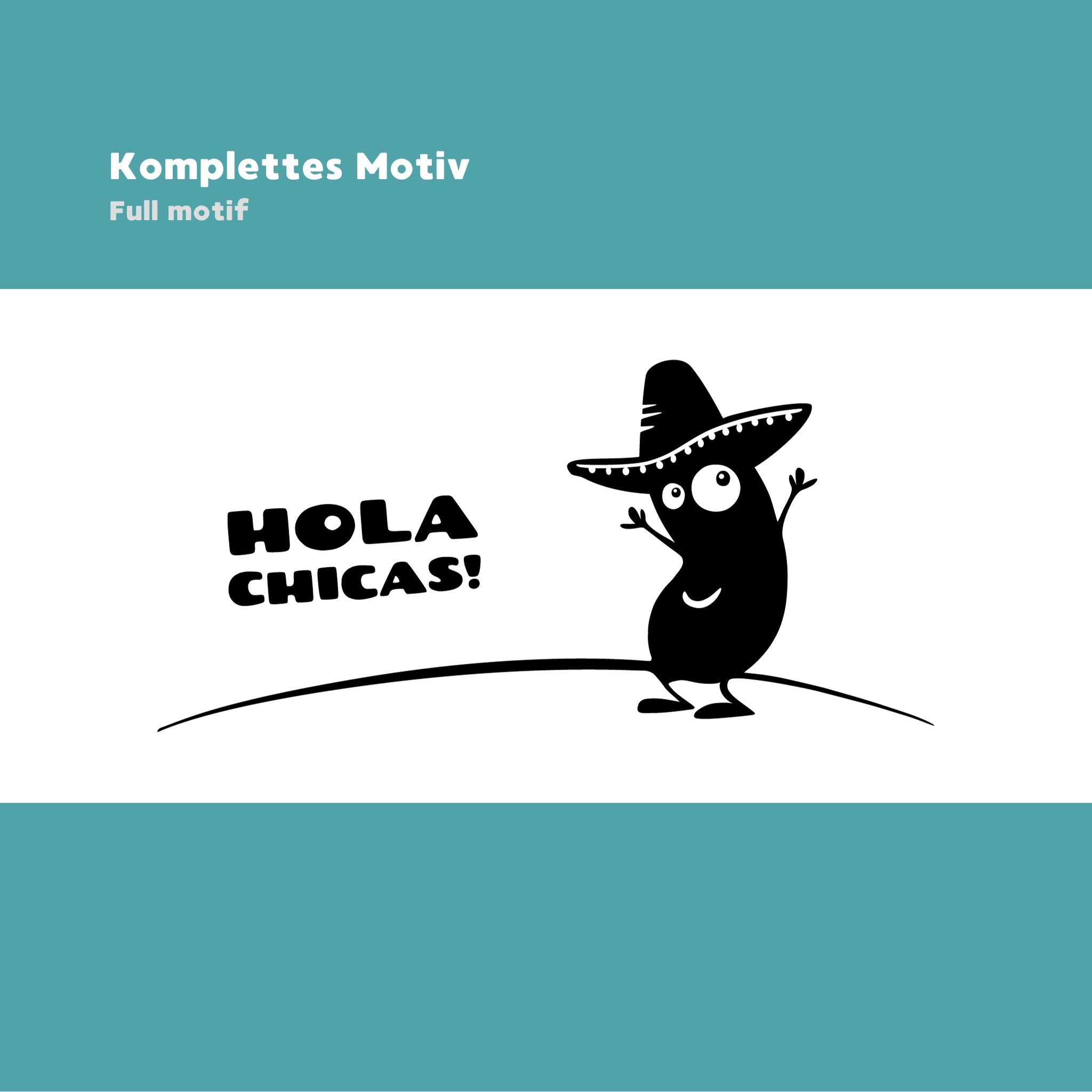 Becher „El Bohnito“ mit farbiger Innenseite