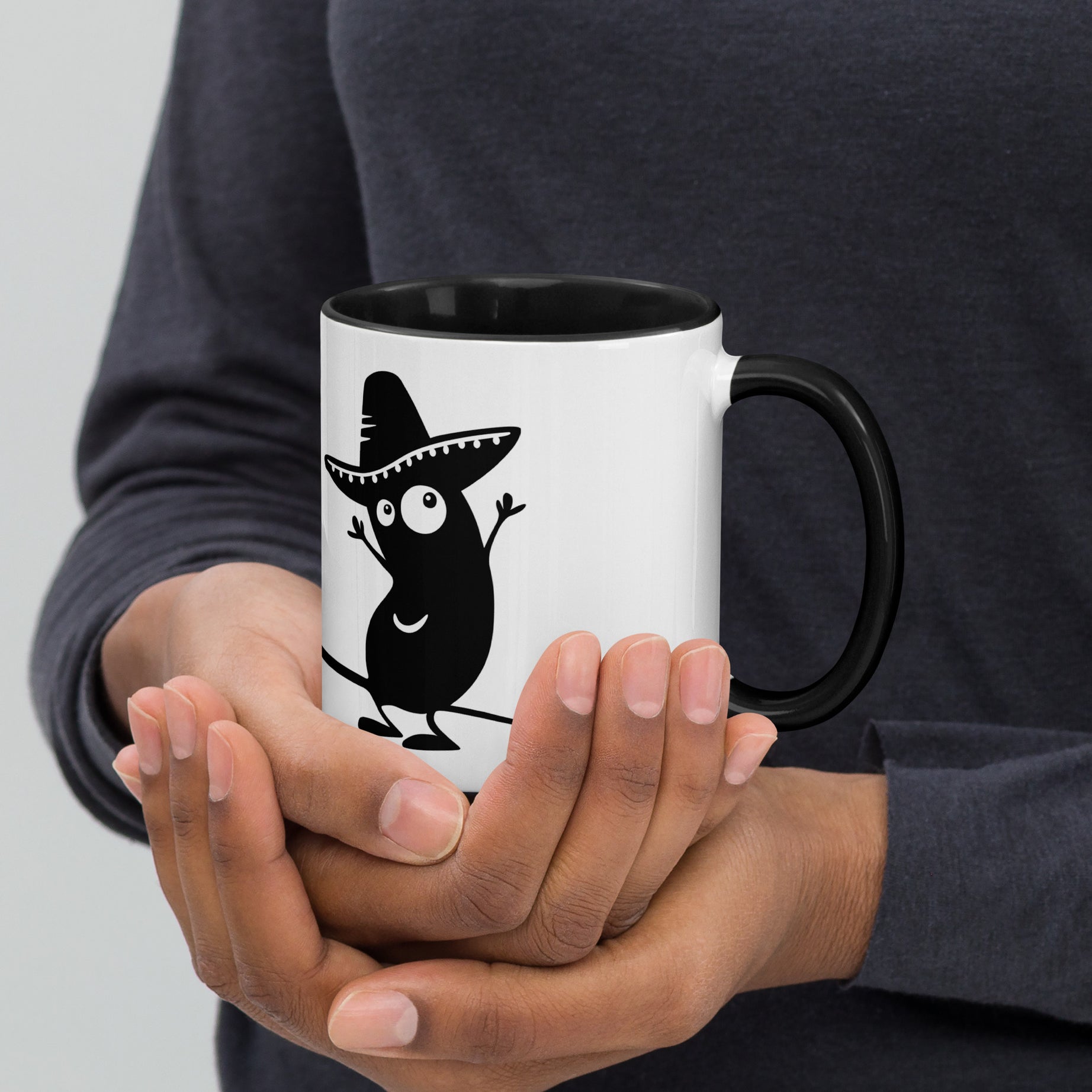 Becher „El Bohnito“ mit farbiger Innenseite