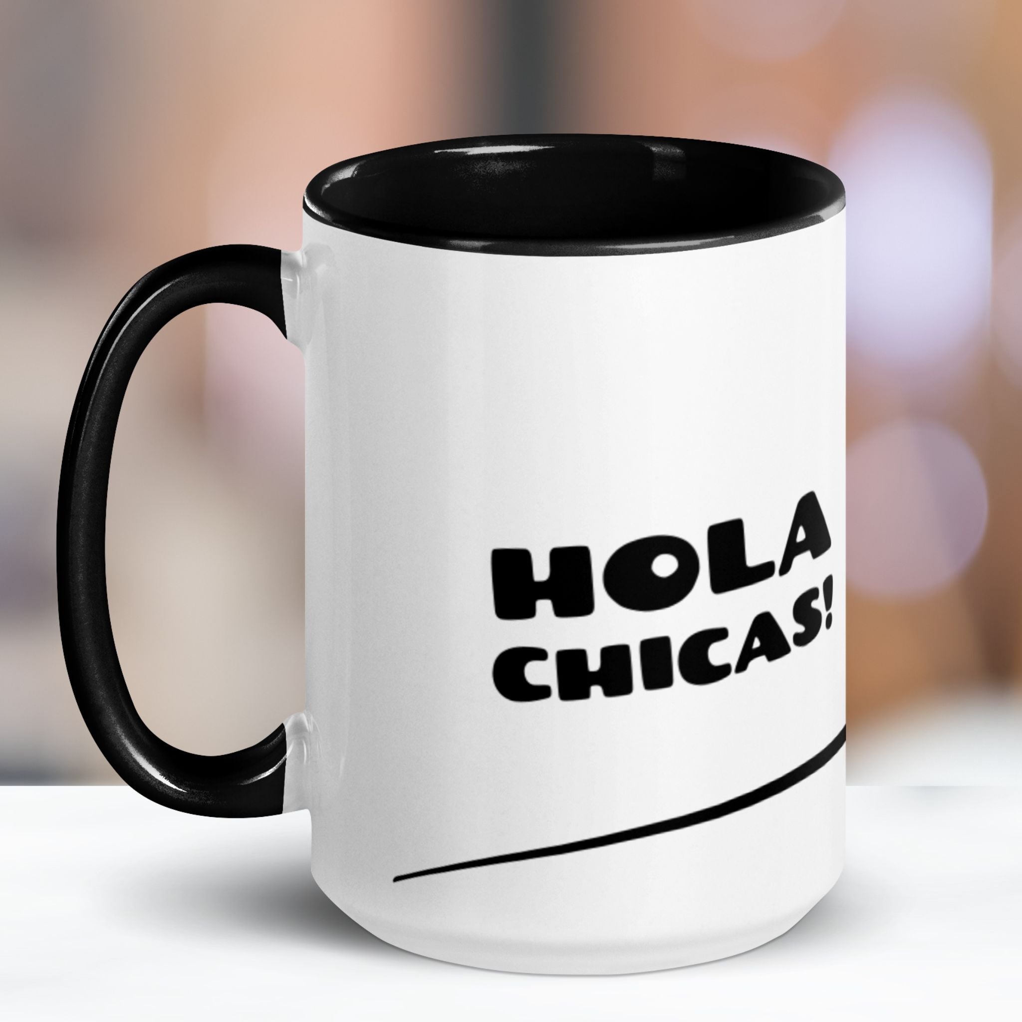 Becher „El Bohnito“ mit farbiger Innenseite