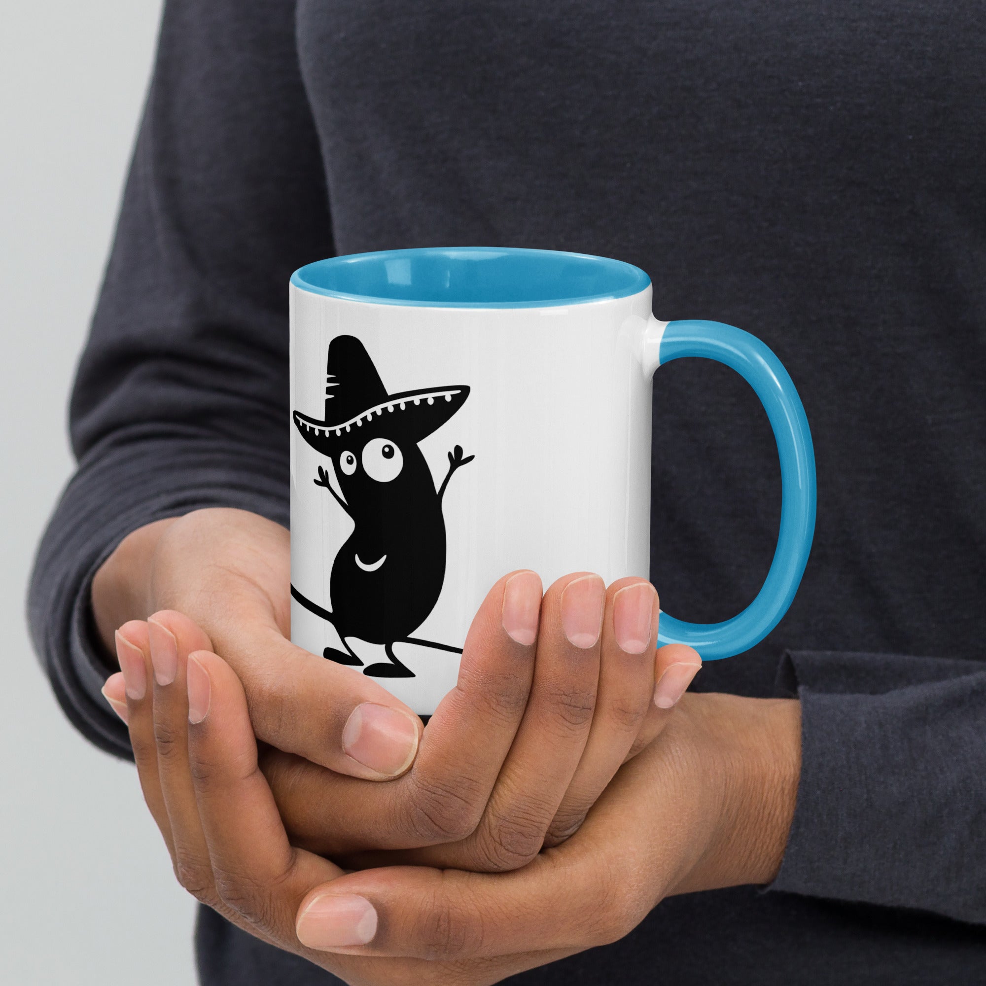 Becher „El Bohnito“ mit farbiger Innenseite