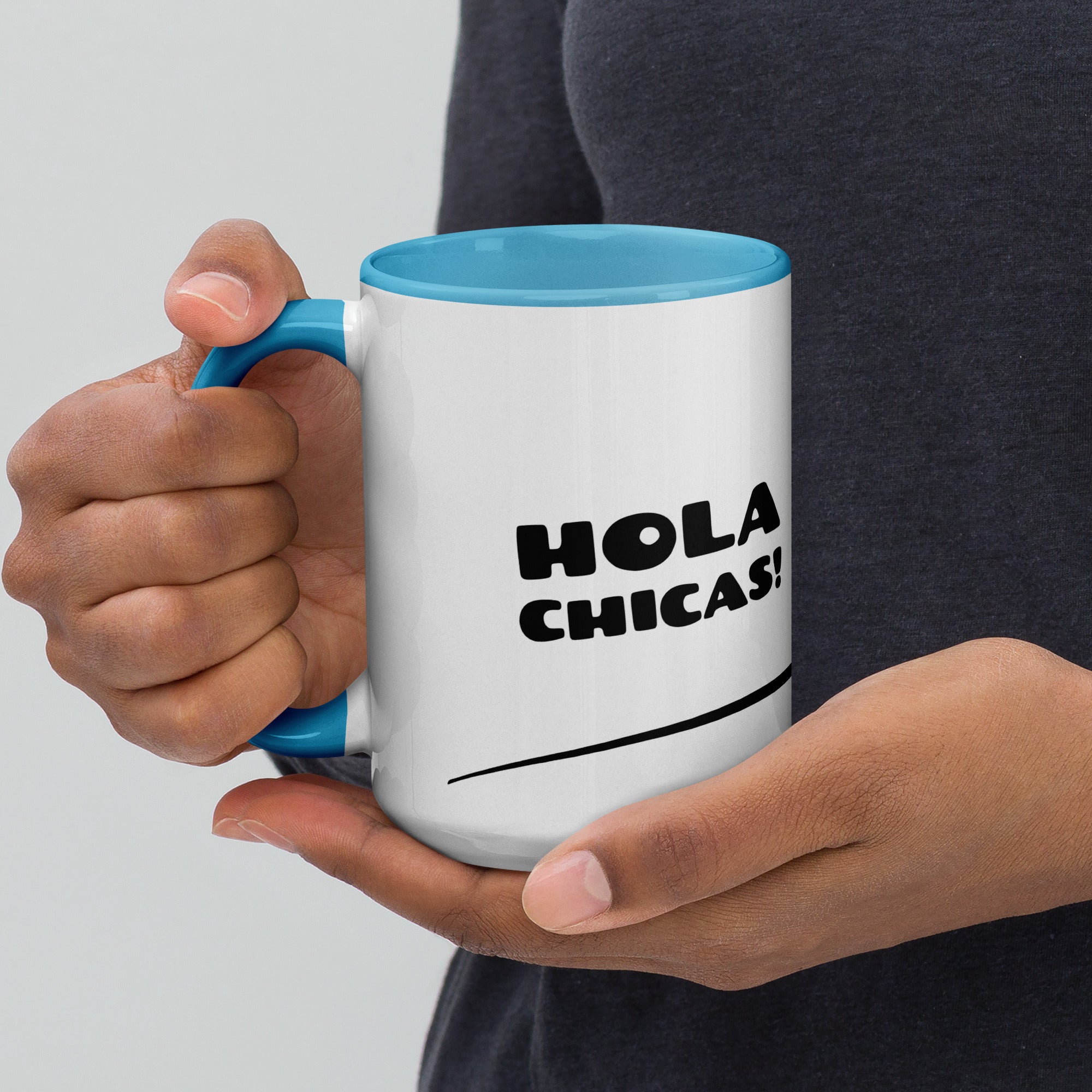 Becher „El Bohnito“ mit farbiger Innenseite