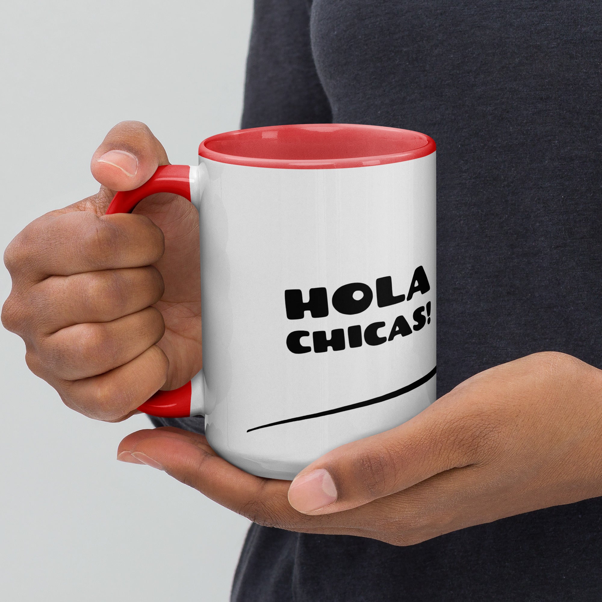 Becher „El Bohnito“ mit farbiger Innenseite